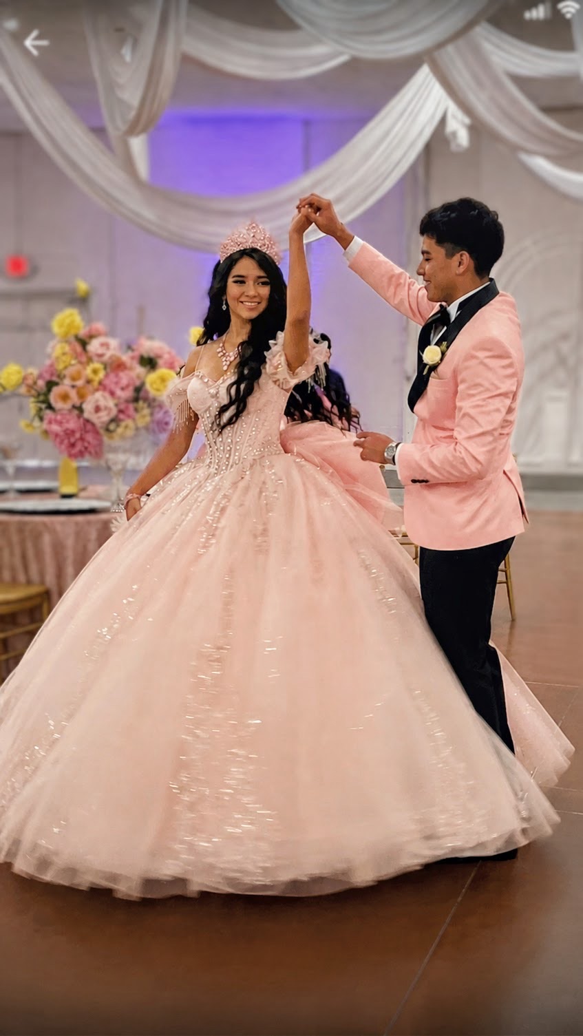 Quinceañera dancing